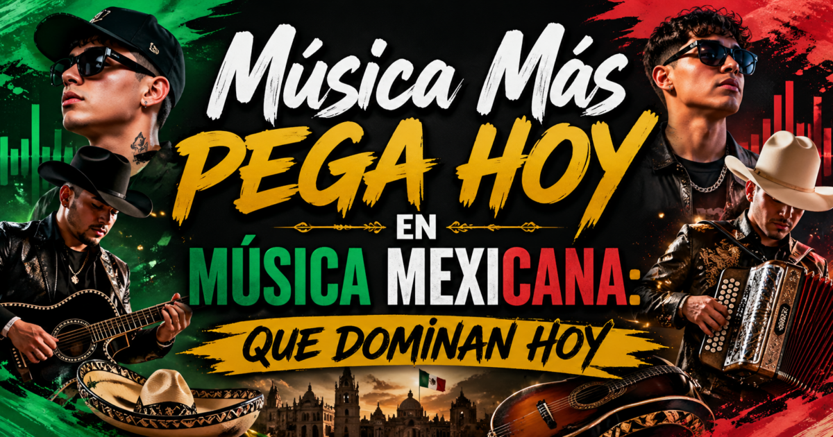 Música Más Pega Hoy En Música Mexicana Que Dominan Hoy